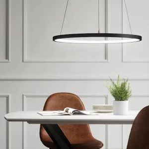 PROJECT 62 25" LED Neon Pendant Lamp Black, NWT